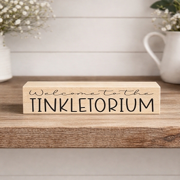 Tinkletorium Bathroom Sign - Whimsical & Unique Restroom Decor